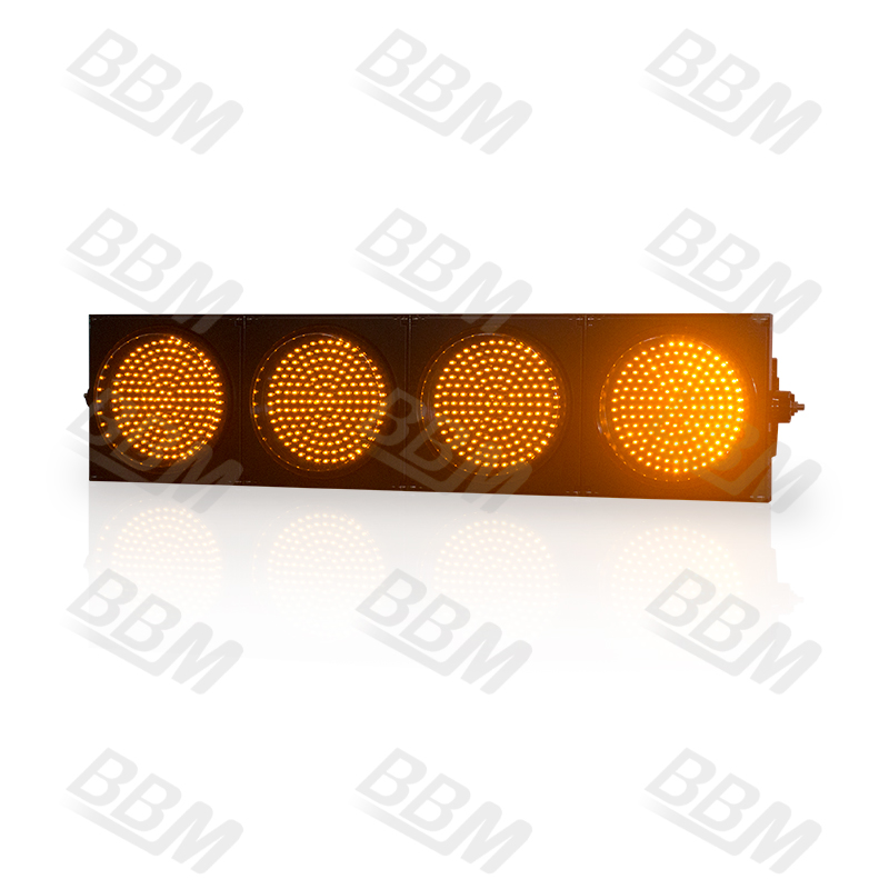 品質 Dia.300mm 4 アスペクト黄色フル ボール LED 信号機、クリア
