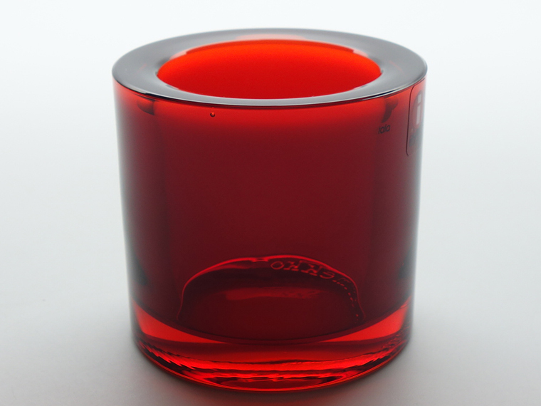 iittala/イッタラ KIVI/キヴィ キャンドルホルダー レッド 003|北欧