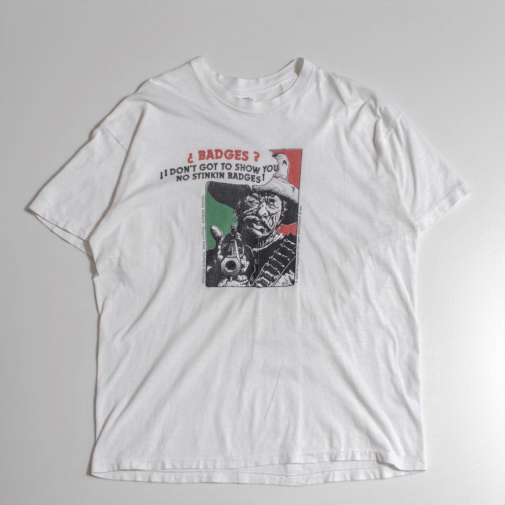 レディース] 1980s ヴィンテージ BADGESムービー Tシャツ ホワイト