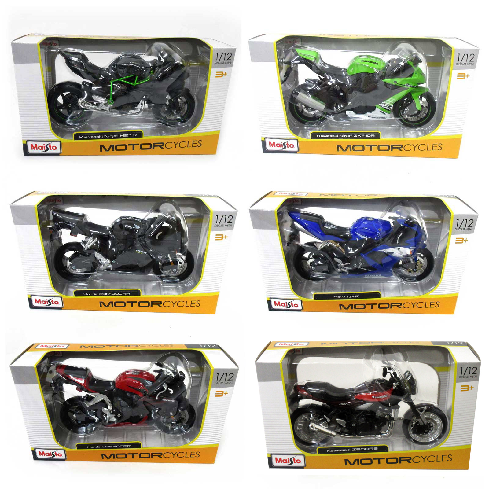 ミニカー・バイク＞Maisto 1：12 JAPAN モーターサイクル 6種アソート