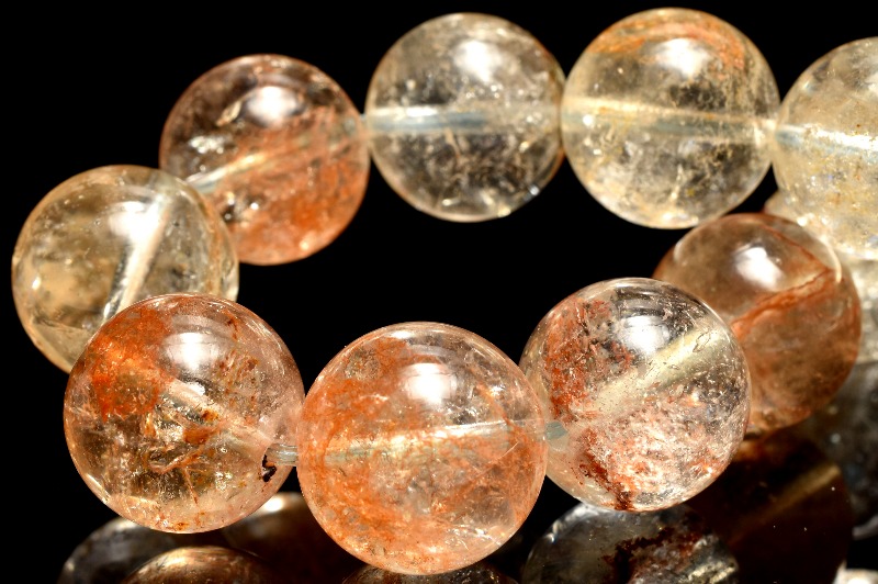 1点物】希少天然色◇ヒマラヤ産 アクアマリン 14.5mm ブレスレット