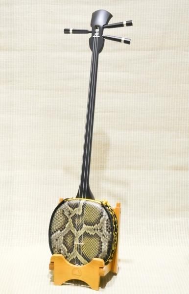 ちんだみ三線店 黒チュン 二重張三線