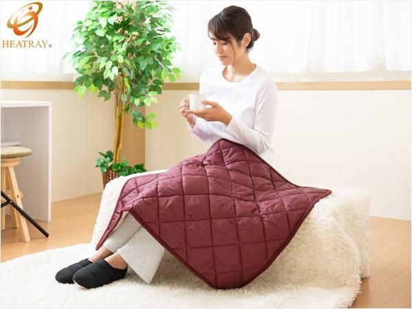 オーラ蓄熱足湯気分キルト 裏フリースタイプ（半身浴サイズ