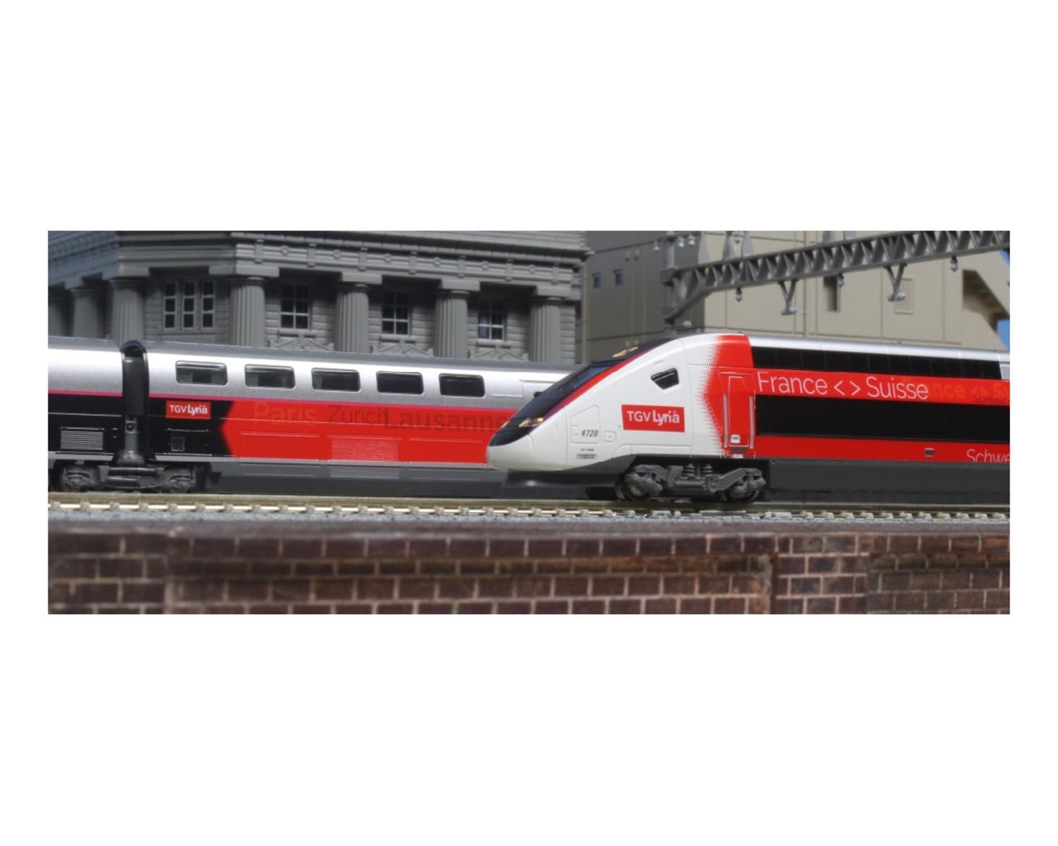 KATO/Lemke N TGV DUPLEX 10-TLG SNCF/LYRIA K101762 - 外国型 欧州型