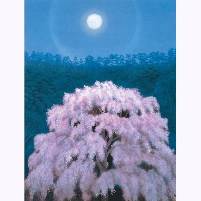 東山魁夷「花明り」 プリハード世界の名画 額付 - LED電球・蛍光灯