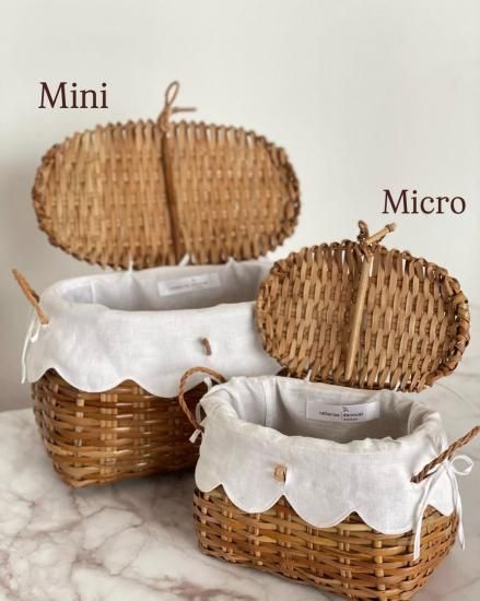 30%OFF! catherine | denoual maison ラタンバスケット Mini: 22cm