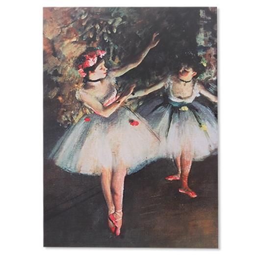 ドイツ ポストカード Edgar Degas バレリーナ（Two Dancers On Stage