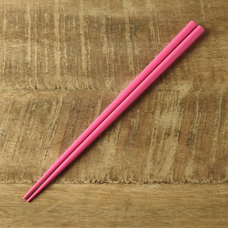 カラフルスティック箸 ピンク[定番] - 業務用食器販売用食器 卸売のやまに