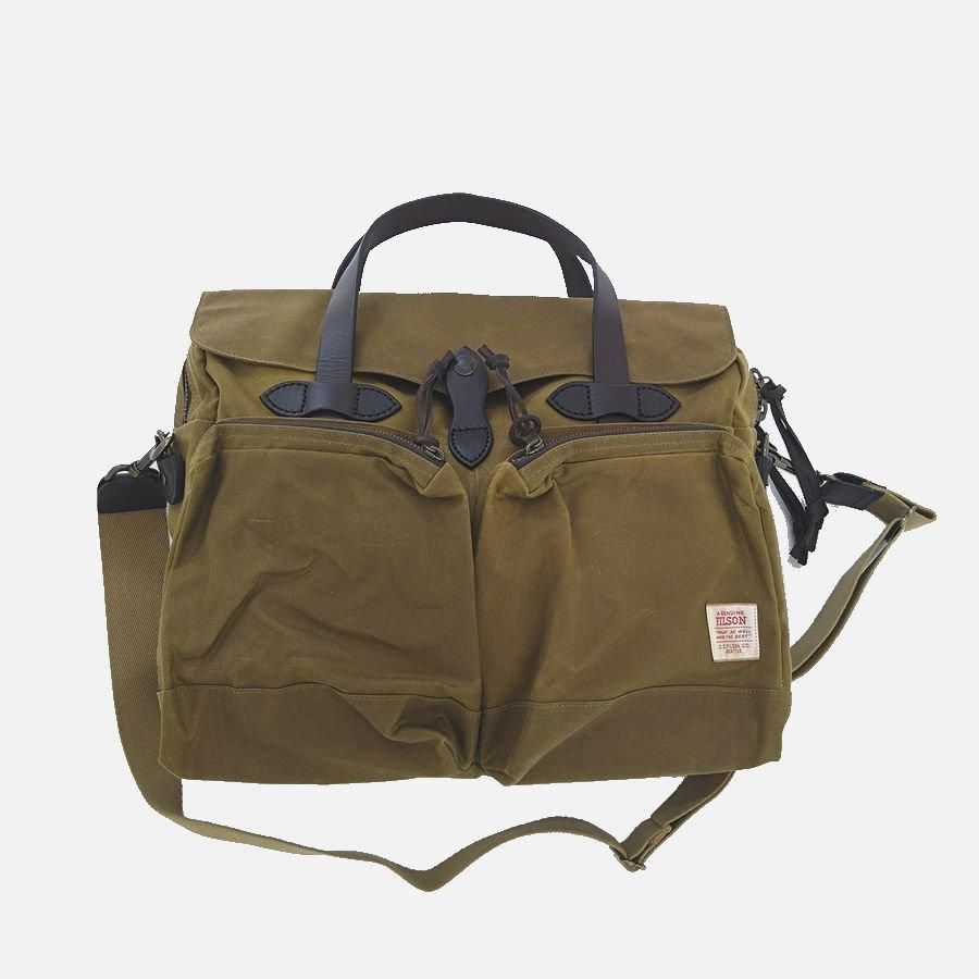 FILSON(フィルソン) 24-HOUR TIN CLOTH BRIEFCASE DARK TAN / 24アワー