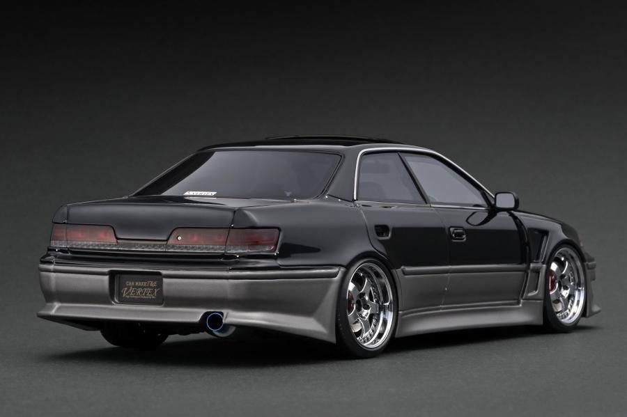 IG3579 1/18 VERTEX JZX100 MARK-II Black/Gun Metallic - ig-model