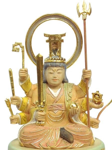 八臂弁財天 - 仏像の通販、特注仏像・オリジナル仏像・大型仏像の製作