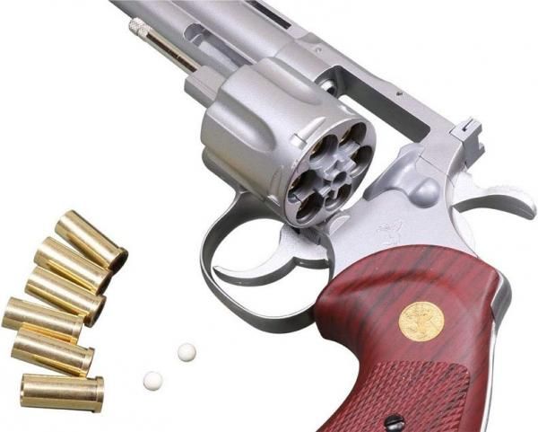 クラウン ホップアップガスリボルバー No.17 コルト パイソン .357