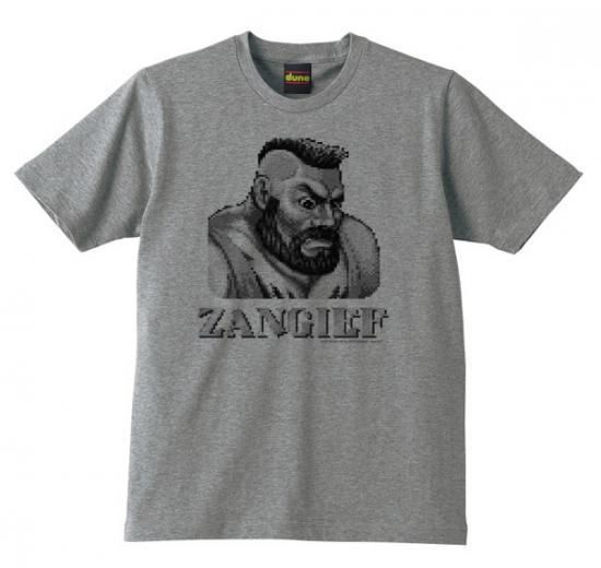 ストリートファイターⅡ Tシャツ【ザンギエフ】 グレー - KAIEDA