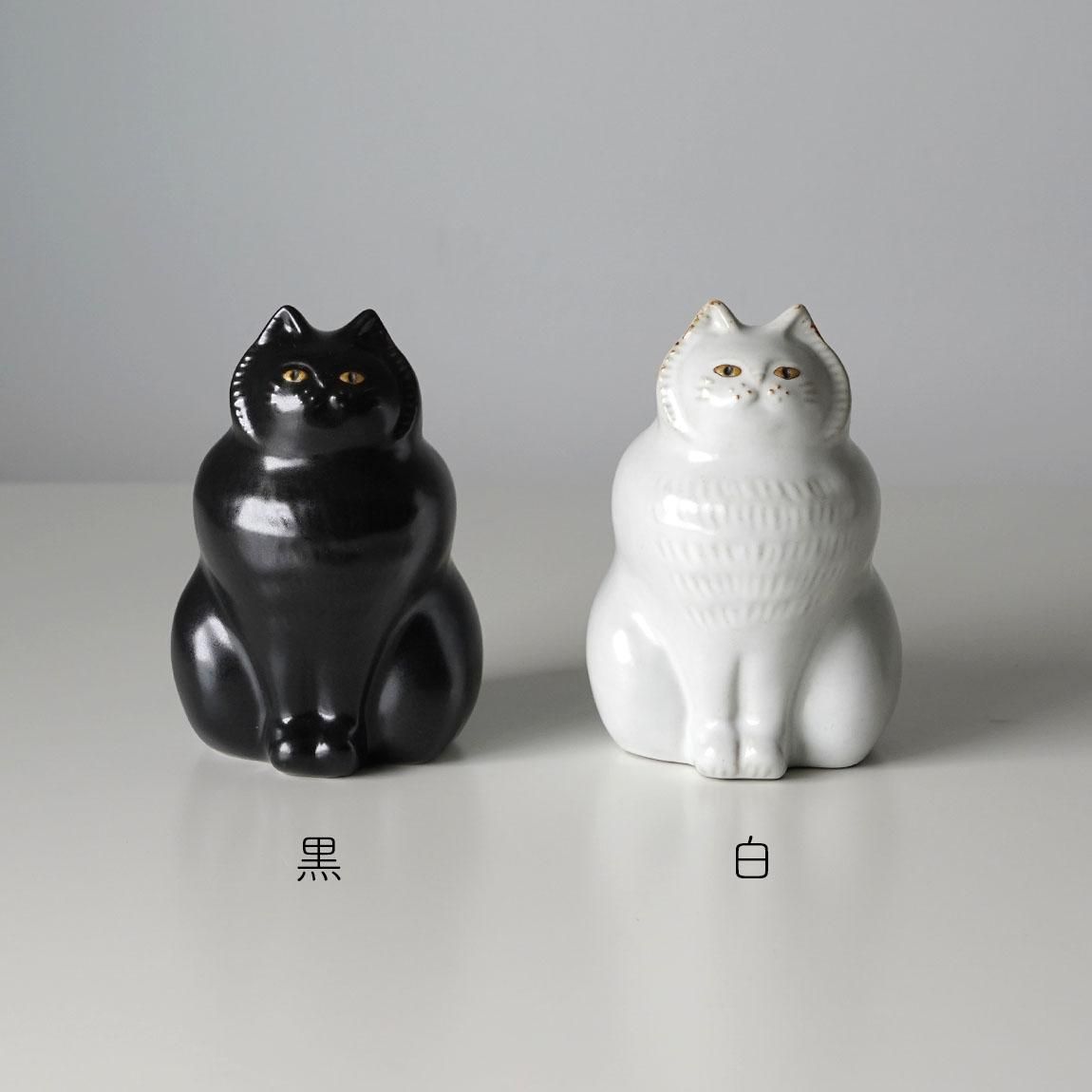 sen frame TWIN CATS 双子の長毛猫のオブジェ 猫 置物 アニマル