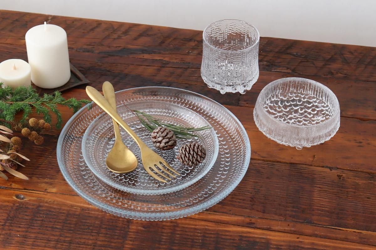 イッタラ｜カステヘルミ｜プレート｜17cm｜クリア｜ガラス｜IITTALA