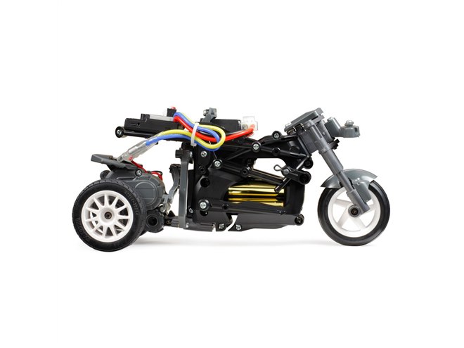 タミヤ、3輪バイクを再現した電動RCモデルの組立キット「ダンシング