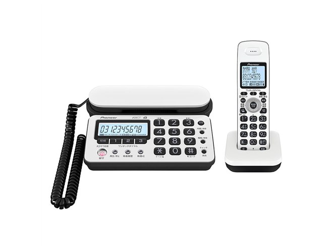 パイオニア、ツートンカラーのコードレス電話機「TF-SD10」 - 価格.com