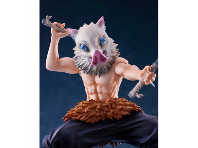 鬼滅の刃」より、2つの顔を持つ「嘴平伊之助」1/8スケールフィギュアで