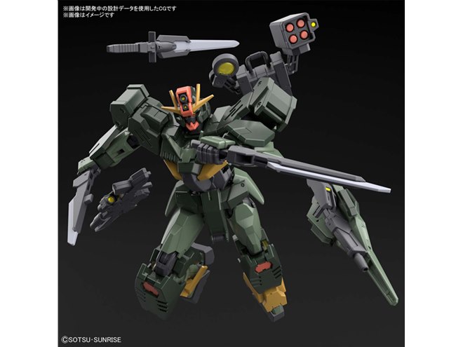 バンダイ、射撃＆斬撃武装が付属する「HG ガンダムダブルオーコマンド