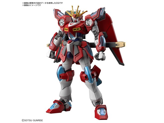 バンダイ、「ガンダムビルドメタバース」神バーニングガンダムをHG