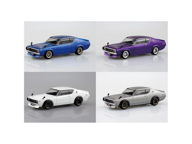 AOSHIMA、「ケンメリGT-R」シリーズ初のカスタム仕様を1/32スケールで