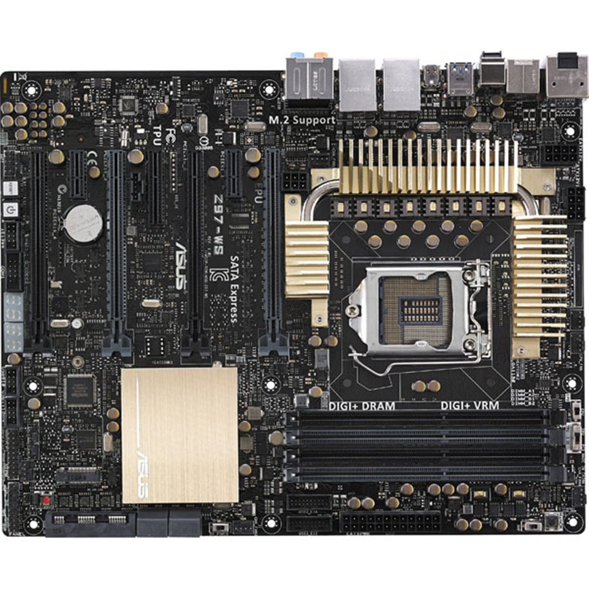 ASUS、4-way SLI環境も構築できるZ97マザーボード「Z97-WS」 - 価格.com