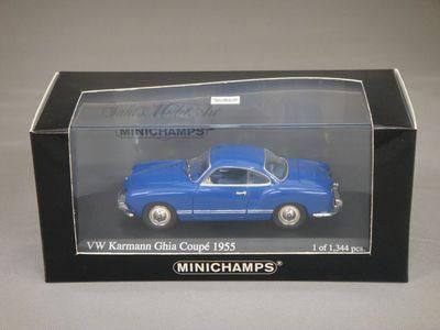 1/43 ミニチャンプス VW カルマンギア クーペ 1955 （ブルー