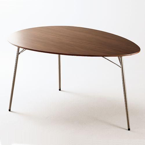 アルネ・ヤコブセン/EggTableエッグテーブルリプロダクト【W114cm・天