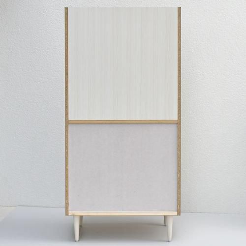 GARTガルト/北欧テイスト2トーンシェルフキャビネットメレス【H148cm