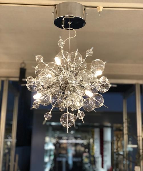 バブルシャンデリア「BALLON mini-バロンミニ」LED6灯 シルバー