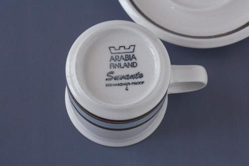 ARABIA アラビア Puketti プケッティ 深皿 スーププレート 3枚 ARABIA