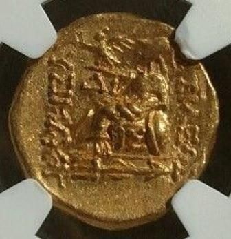 ポントゥス王国 BC120-63 ミトリダテス6世 スタテール金貨 NGC MS 4/5