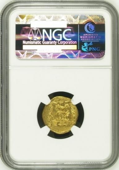 ポントゥス王国 BC120-63 ミトリダテス6世 スタテール金貨 NGC MS 4/5