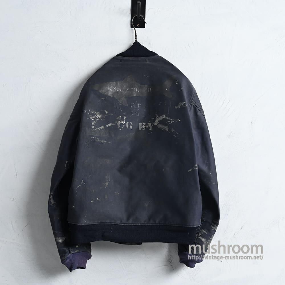 WW2 U.S.NAVY(U.S.C.G) BLUE DECK JACKET with 7-LOOP（1940'S/AMAZING