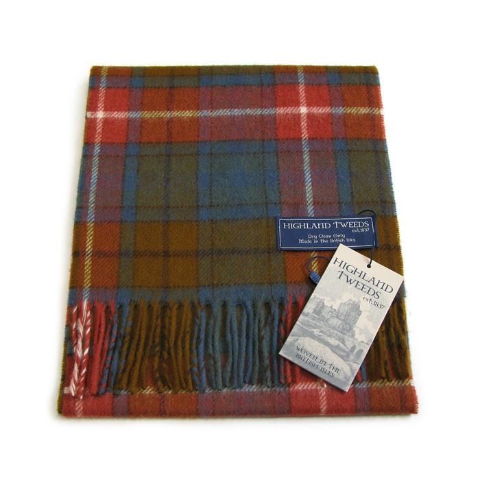 HIGHLAND TWEEDS（ハイランドツイード） タータンチェックマフラー