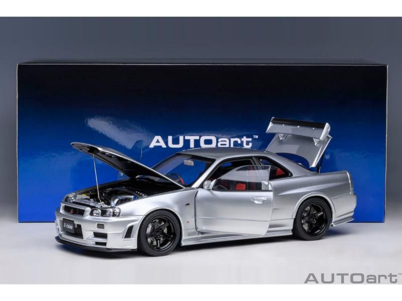 オートアート】 1/18 ニスモ R34 GT-R Z-tune （Z-tune シルバー） [77461]