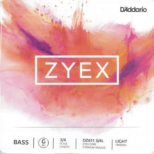Contrabass【Zyex】G,D,A,E線セットLight - I Love Strings. | 国内
