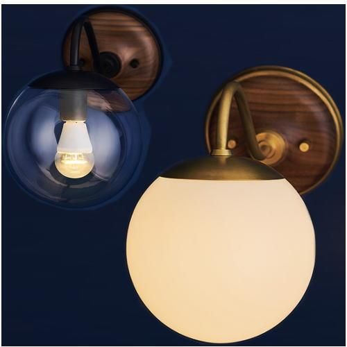 E.N.C Glass Bowl Wall Lamp / E.N.C ガラスボールウォールランプ