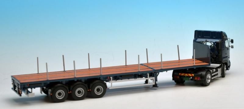 3軸フラットベッドトレーラ 1/50 - KENKRAFT