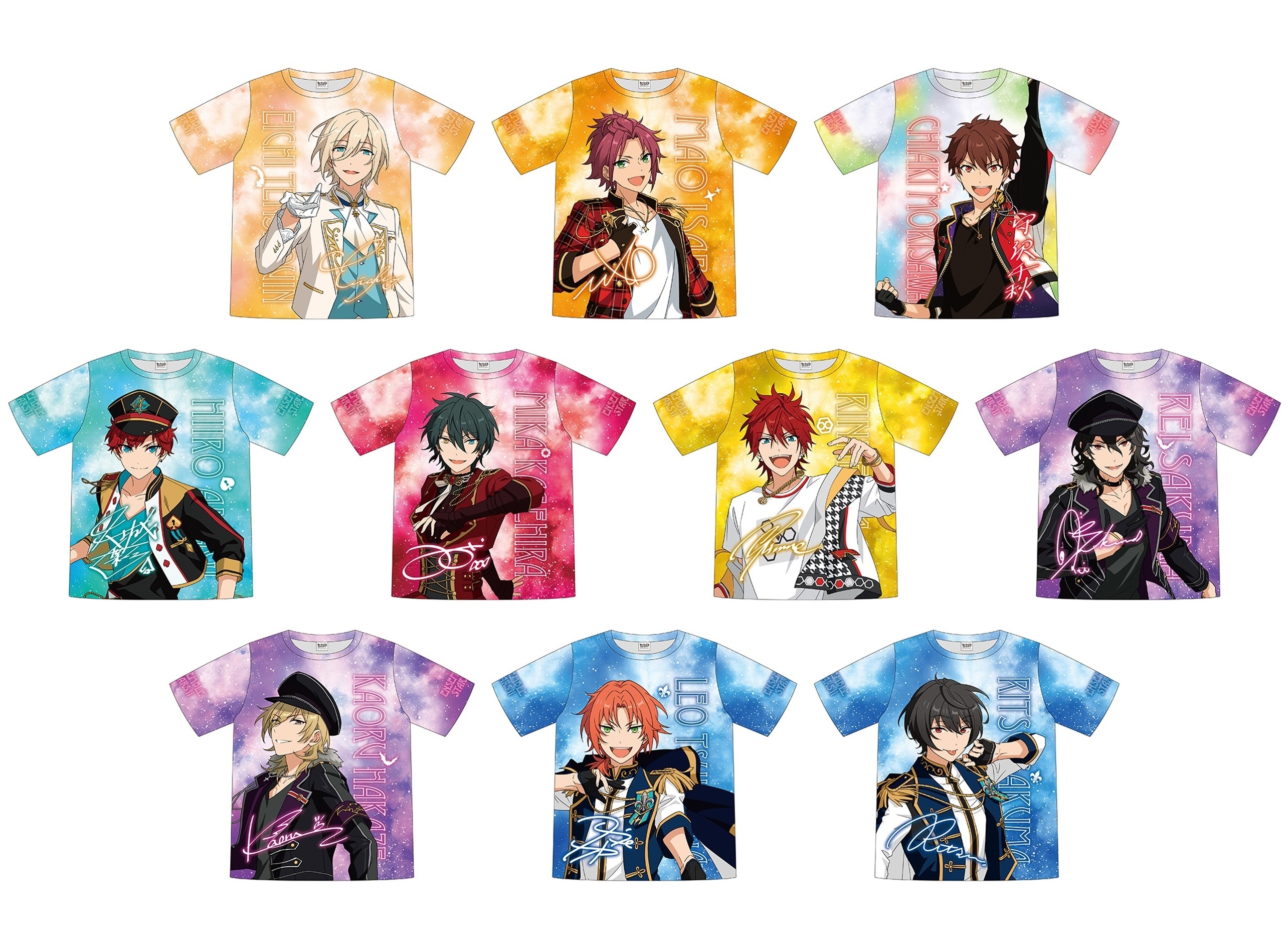 あんスタ』フルグラフィックTシャツ（51種）が登場 | アニメイトタイムズ