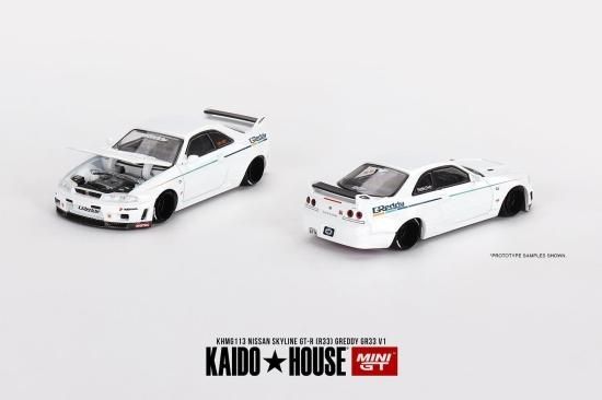 KAIDO☆HOUSE 1/64 NISSAN SKYLINE GT-R (R33) GREDDY GR33 V1