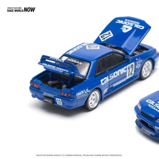 POP RACE 1/64 Nissan GT-R R32 JTC 1990 Calsonic #12 - ミニカー専門