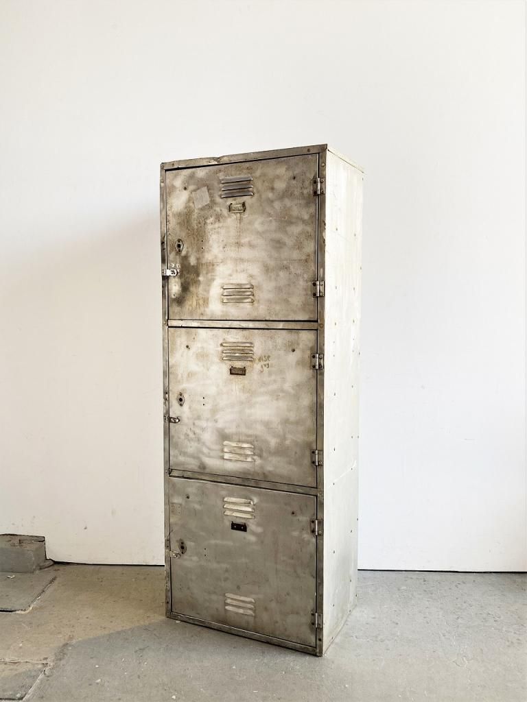 1940-50's US NAVY ヴィンテージ アルミ ロッカー - アンティーク