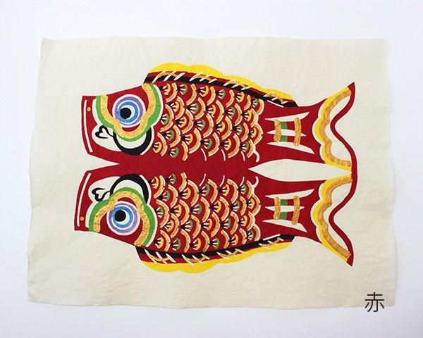 和紙 型染絵 鯉