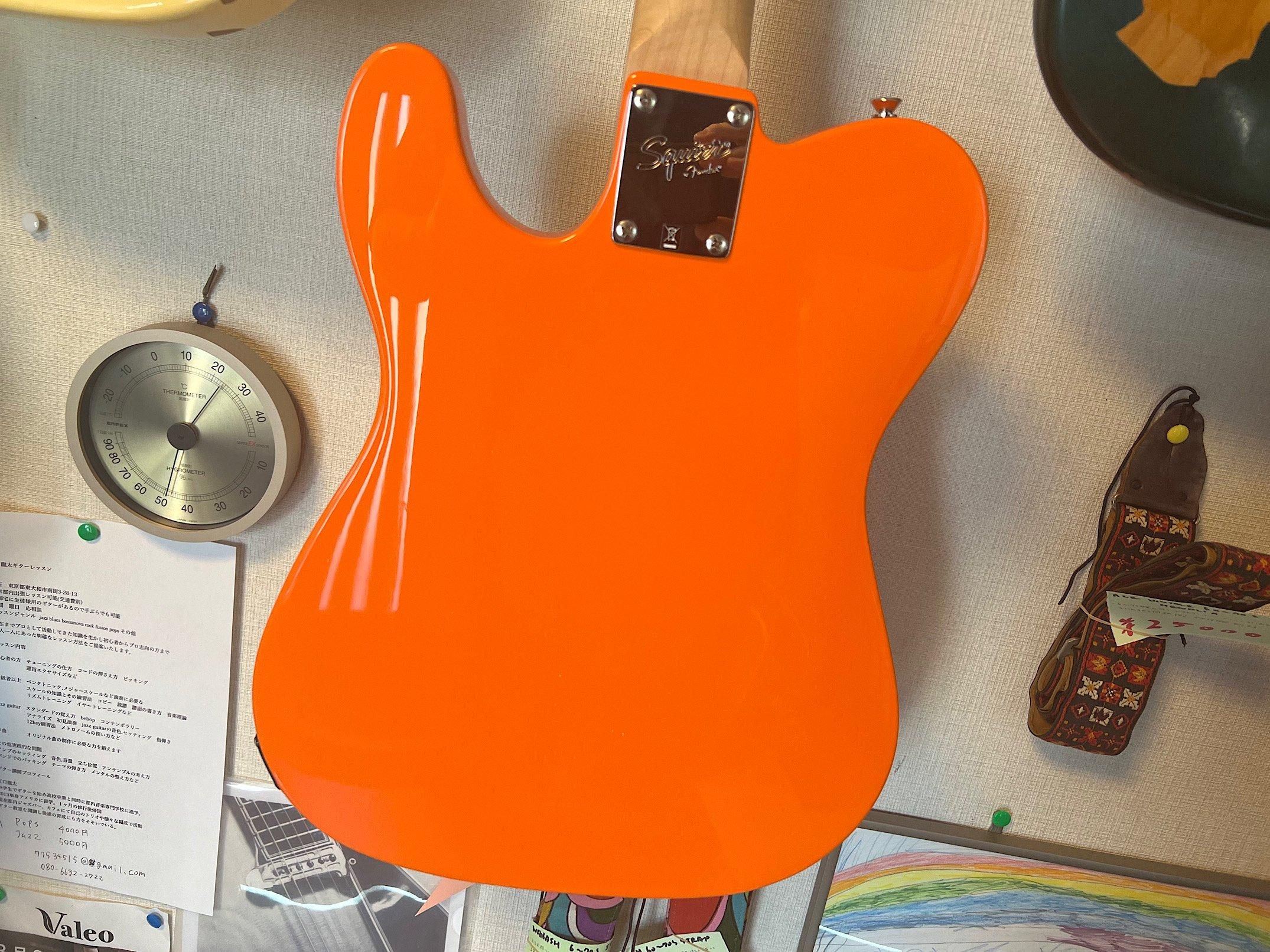 SQUIER AFFINITY TELECASTER オレンジ色がかわいいエントリーグレード