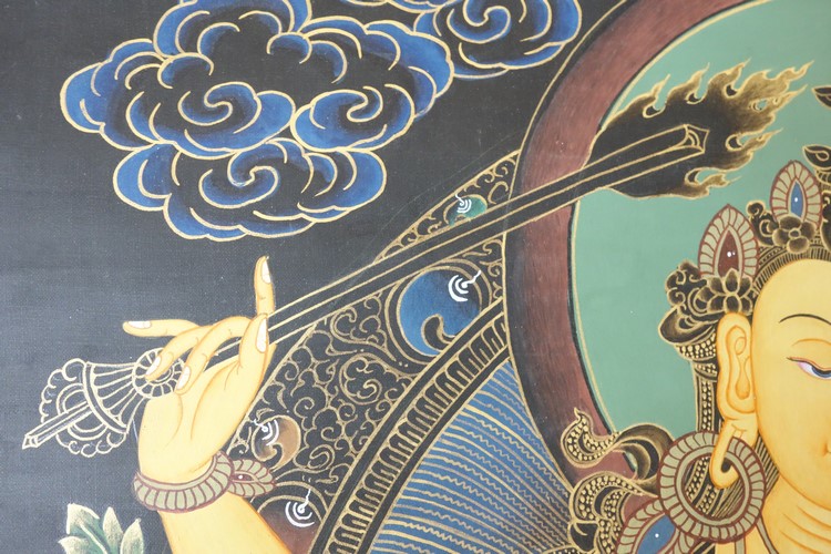 仏画（タンカ） 文殊菩薩｜大阪の仏画通販・販売｜多羅堂