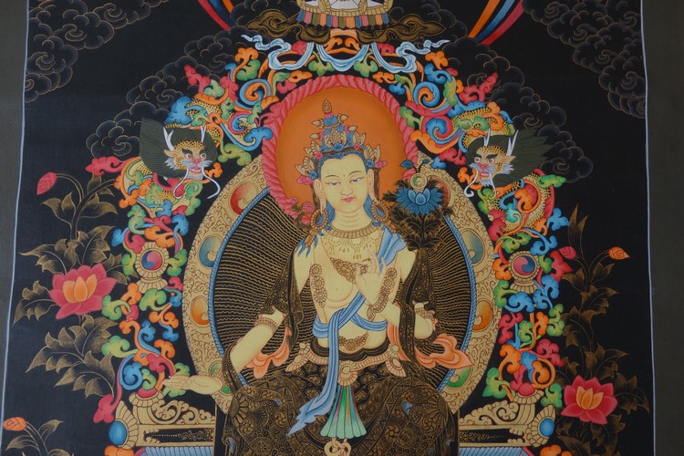 仏画（タンカ ） 弥勒菩薩｜大阪の仏画通販・販売｜多羅堂