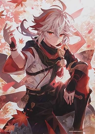 E賞 楓原万葉 (イラストボード) 】一番くじ 原神 【中古】 - トレカ