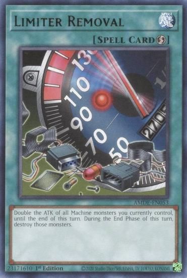 遊戯王 AMDE-EN053 リミッター解除 Limiter Removal (英語版 1st