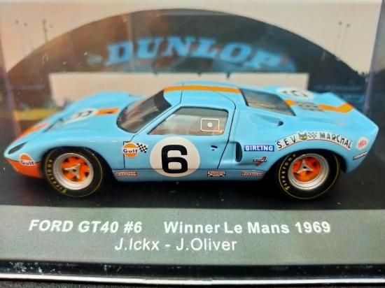 フォードGT40 No.6 J.イクス/J.オリバー 1969 ルマン24時間優勝 1/43
